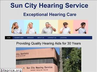 suncityhearingservice.com