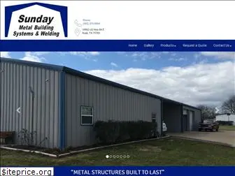 sundaymetalbuildings.com