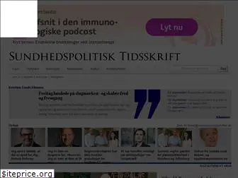 sundhedspolitisktidsskrift.dk