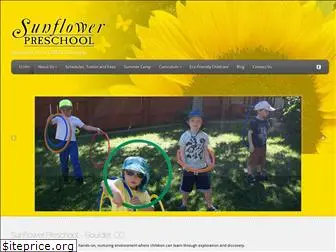 sunflowerpreschoolboulder.com