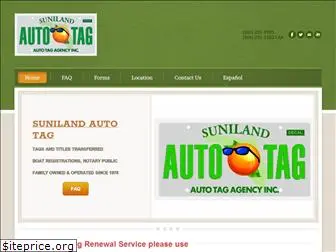 sunilandautotag.com