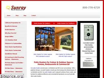 sunraypatioheaters.com