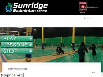 sunridgebadminton.com
