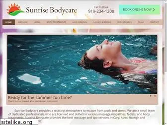 sunrisebodycare.com