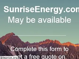 sunriseenergy.com
