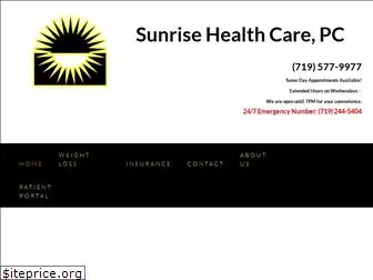 sunrisehlthcare.com