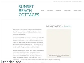 sunsetbeachcottagesmi.com