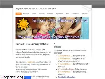 sunsethillsnurseryschool.com