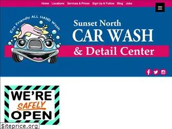 sunsetnorthcarwash.com