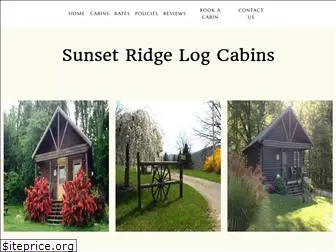 sunsetridgelogcabins.com