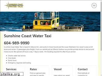 sunshinecoastwatertaxi.ca