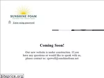 sunshinefoam.com