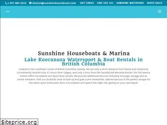 sunshinehouseboats.com