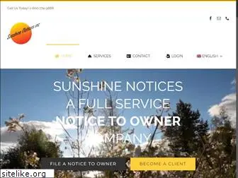 sunshinenotices.com