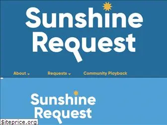 sunshinerequest.com