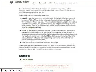 supercollider.sf.net