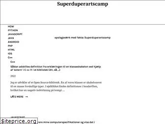 superduperartscamp.com