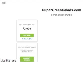 supergreensalads.com