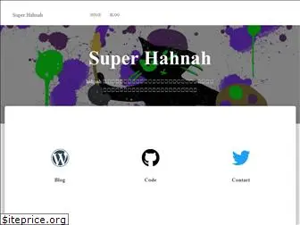 superhahnah.com