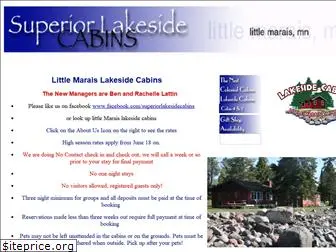 superiorlakesidecabins.com