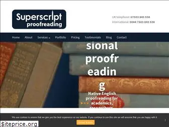 superscriptproofreading.co.uk