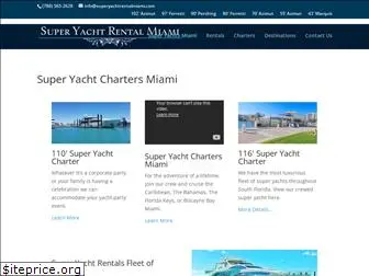 superyachtrentalmiami.com