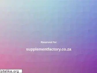 supplementfactory.co.za