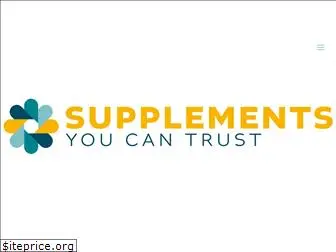 supplementsyoucantrust.com