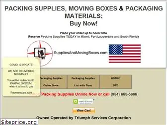 suppliesandmovingboxes.com
