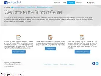 support.analystsoft.com