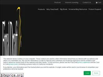 support.finaldraft.com