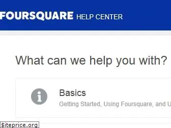 support.foursquare.com