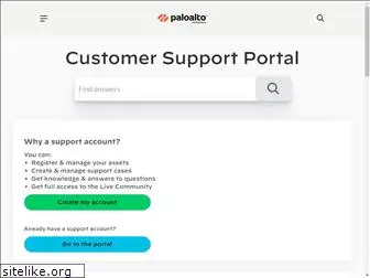support.paloaltonetworks.com
