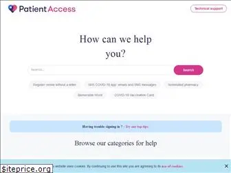 support.patientaccess.com