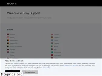 support.sony-europe.com