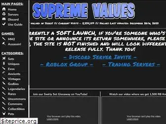 supremevaluelist.com