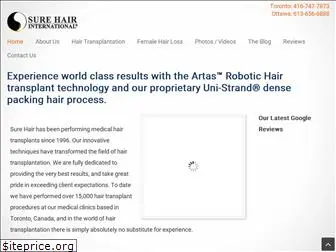 surehairtransplants.com