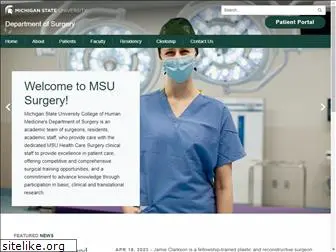 surgery.msu.edu