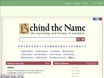 surnames.behindthename.com