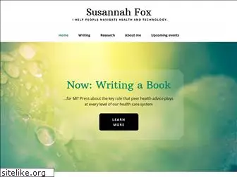 susannahfox.com