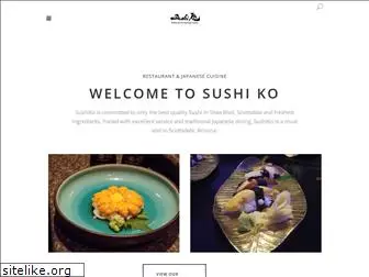 sushikoscottsdale.com