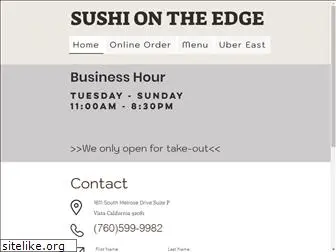 sushiontheedge.com