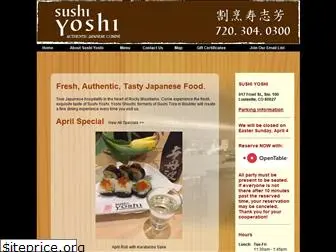 sushiyoshiboulder.com