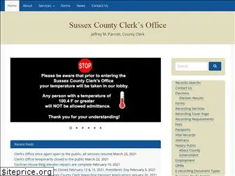 sussexcountyclerk.org