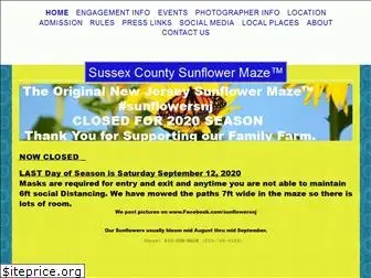 sussexcountysunflowermaze.com