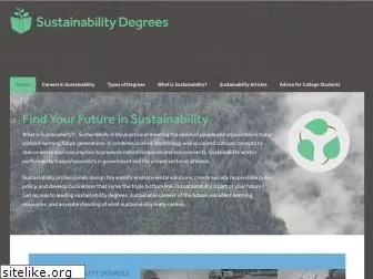 sustainabilitydegrees.com