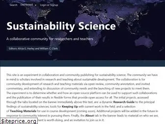 sustainabilityscience.org