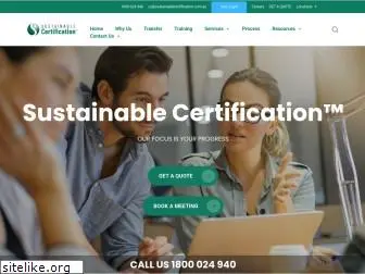 sustainablecertification.com.au