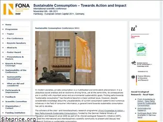 sustainableconsumption2011.org