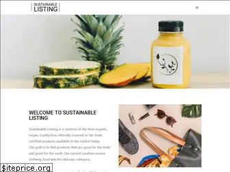 sustainablelisting.com